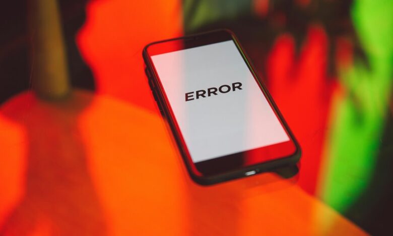 shortcut not found error